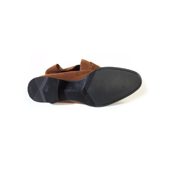 Wolf & Shepherd Monaco Waterproof Suede Loafer Mens 12.5 Chestnut Suede